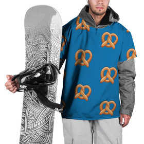 Накидка на куртку 3D с принтом Crazy Ex Крендельки в Курске, 100% полиэстер |  | Тематика изображения на принте: еда | крендельки | чокнутая бывшая
