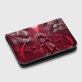 Картхолдер с принтом с принтом Red Touhou в Курске, натуральная матовая кожа | размер 7,3 х 10 см; кардхолдер имеет 4 кармана для карт; | anime | touhou | аниме | сон в летний день | сон летним днём