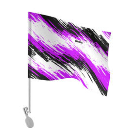 Флаг для автомобиля с принтом Fortnite в Курске, 100% полиэстер | Размер: 30*21 см | battle | fortnite | game | royale | survival | битва | зомби | игра | королевская | краска | краски