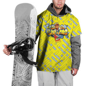 Накидка на куртку 3D с принтом Subway Surfers в Курске, 100% полиэстер |  | coin | graffiti | hoverboard | jake | subway | surfers | train | вагон | граффити | монетка | подземка | поезд | сабвей | серферс | серферы | ховерборд