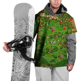 Накидка на куртку 3D с принтом Карта в Курске, 100% полиэстер |  | Тематика изображения на принте: game | heroes | maps | герои | игромания | игры | карты