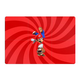 Магнитный плакат 3Х2 с принтом Super Mario в Курске, Полимерный материал с магнитным слоем | 6 деталей размером 9*9 см | Тематика изображения на принте: nintendo | марио | нинтендо
