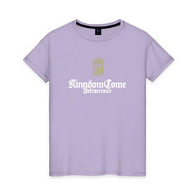 Женская футболка хлопок с принтом Kingdom Come в Курске, 100% хлопок | прямой крой, круглый вырез горловины, длина до линии бедер, слегка спущенное плечо | 