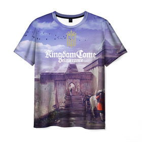 Мужская футболка 3D с принтом Kingdom Come Deliverance в Курске, 100% полиэфир | прямой крой, круглый вырез горловины, длина до линии бедер | deliverance | kingdom come