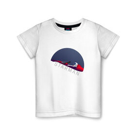 Детская футболка хлопок с принтом starman в Курске, 100% хлопок | круглый вырез горловины, полуприлегающий силуэт, длина до линии бедер | Тематика изображения на принте: spacex | tesla | илон маск | маск | спейс икс | тесла