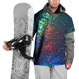 Накидка на куртку 3D с принтом Огоньки в Курске, 100% полиэстер |  | Тематика изображения на принте: огоньки | разноцветный | яркий