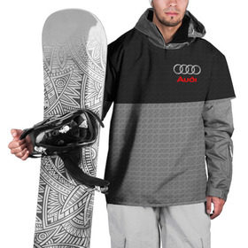 Накидка на куртку 3D с принтом AUDI SPORT в Курске, 100% полиэстер |  | auto | авто | ауди
