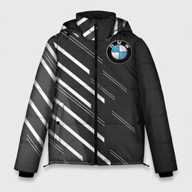 Мужская зимняя куртка 3D с принтом BMW SPORT в Курске, верх — 100% полиэстер; подкладка — 100% полиэстер; утеплитель — 100% полиэстер | длина ниже бедра, свободный силуэт Оверсайз. Есть воротник-стойка, отстегивающийся капюшон и ветрозащитная планка. 

Боковые карманы с листочкой на кнопках и внутренний карман на молнии. | Тематика изображения на принте: auto | bmw | motorsport | авто | автомобиль | автомобильные | бмв | бренд | марка | машины | моторспорт | спорт
