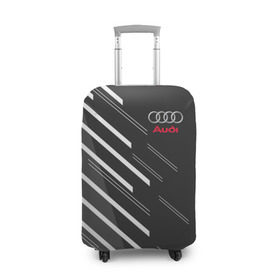 Чехол для чемодана 3D с принтом AUDI SPORT в Курске, 86% полиэфир, 14% спандекс | двустороннее нанесение принта, прорези для ручек и колес | auto | авто | ауди | машины