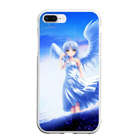 Чехол для iPhone 7Plus/8 Plus матовый с принтом Anime в Курске, Силикон | Область печати: задняя сторона чехла, без боковых панелей | angel beats | anime | kanade | nakamura | ангельские ритмы | аниме