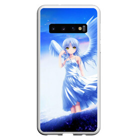 Чехол для Samsung Galaxy S10 с принтом Anime в Курске, Силикон | Область печати: задняя сторона чехла, без боковых панелей | angel beats | anime | kanade | nakamura | ангельские ритмы | аниме