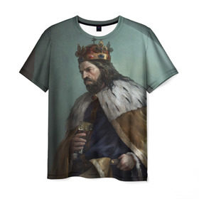 Мужская футболка 3D с принтом Kingdom Come: Deliverance в Курске, 100% полиэфир | прямой крой, круглый вырез горловины, длина до линии бедер | Тематика изображения на принте: 