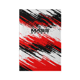 Обложка для паспорта матовая кожа с принтом Mass Effect в Курске, натуральная матовая кожа | размер 19,3 х 13,7 см; прозрачные пластиковые крепления | n7 | shepard | галактика | жнец | космос | краска | краски | масс | нормандия | планета | шепард | эффект