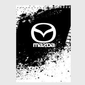 Скетчбук с принтом Mazda abstract sport в Курске, 100% бумага
 | 48 листов, плотность листов — 100 г/м2, плотность картонной обложки — 250 г/м2. Листы скреплены сверху удобной пружинной спиралью | auto | automobile | car | machine | mazda | motor | motor car | sport car | автомашина | бренд | легковой автомобиль | мазда | марка | спортивный автомобиль | тачка