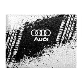Обложка для студенческого билета с принтом Audi abstract sport в Курске, натуральная кожа | Размер: 11*8 см; Печать на всей внешней стороне | ауди | кольца | лого | машина