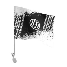 Флаг для автомобиля с принтом Volkswagen abstract sport в Курске, 100% полиэстер | Размер: 30*21 см | auto | automobile | car | machine | motor | motor car | sport car | volkswagen | автомашина | бренд | легковой автомобиль | марка | спортивный автомобиль | тачка
