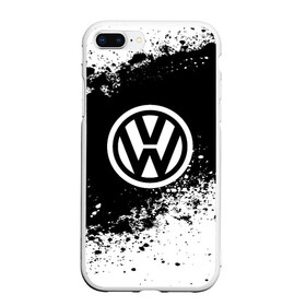 Чехол для iPhone 7Plus/8 Plus матовый с принтом Volkswagen abstract sport в Курске, Силикон | Область печати: задняя сторона чехла, без боковых панелей | auto | automobile | car | machine | motor | motor car | sport car | volkswagen | автомашина | бренд | легковой автомобиль | марка | спортивный автомобиль | тачка