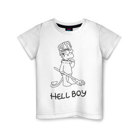 Детская футболка хлопок с принтом Bart Lil Peep в Курске, 100% хлопок | круглый вырез горловины, полуприлегающий силуэт, длина до линии бедер | bart simpson | lil peep | барт симпсоны | лил пип