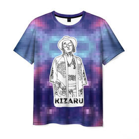 Мужская футболка 3D с принтом Kizaru в Курске, 100% полиэфир | прямой крой, круглый вырез горловины, длина до линии бедер | 