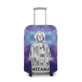 Чехол для чемодана 3D с принтом Kizaru в Курске, 86% полиэфир, 14% спандекс | двустороннее нанесение принта, прорези для ручек и колес | 
