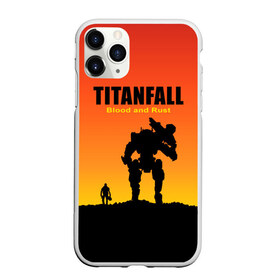 Чехол для iPhone 11 Pro матовый с принтом Titanfall 2 в Курске, Силикон |  | blood and rust | game | воин | закат | игра | кровь и ржавчина | робот