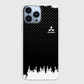 Чехол для iPhone 13 Pro Max с принтом Mitsubishi abstract black в Курске,  |  |  машина | марка | митсубиси