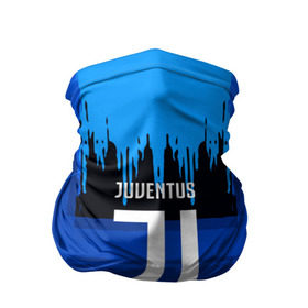 Бандана-труба 3D с принтом FC Juventus color abstract в Курске, 100% полиэстер, ткань с особыми свойствами — Activecool | плотность 150‒180 г/м2; хорошо тянется, но сохраняет форму | 
