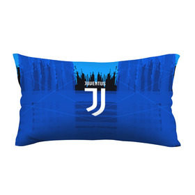 Подушка 3D антистресс с принтом FC Juventus color abstract в Курске, наволочка — 100% полиэстер, наполнитель — вспененный полистирол | состоит из подушки и наволочки на молнии | 