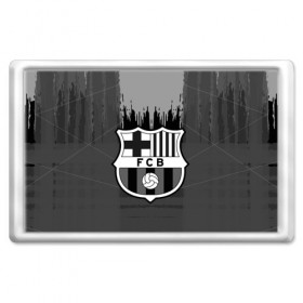 Магнит 45*70 с принтом FC Barcelona abstract color в Курске, Пластик | Размер: 78*52 мм; Размер печати: 70*45 | Тематика изображения на принте: 