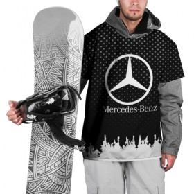 Накидка на куртку 3D с принтом Mercedes-Benz в Курске, 100% полиэстер |  | auto | automobile | car | machine | mercedes | motor | motor car | sport car | автомашина | бренд | легковой автомобиль | марка | спортивный автомобиль | тачка