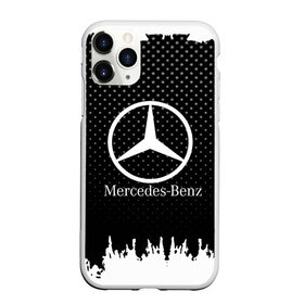 Чехол для iPhone 11 Pro матовый с принтом Mercedes-Benz в Курске, Силикон |  | Тематика изображения на принте: 