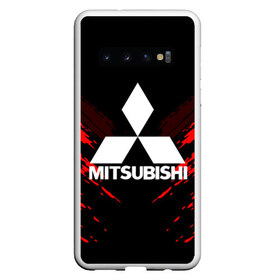 Чехол для Samsung Galaxy S10 с принтом MITSUBISHI SPORT COLLECTION в Курске, Силикон | Область печати: задняя сторона чехла, без боковых панелей |  машина | марка | митсубиси