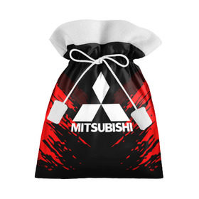 Подарочный 3D мешок с принтом MITSUBISHI SPORT COLLECTION в Курске, 100% полиэстер | Размер: 29*39 см | Тематика изображения на принте:  машина | марка | митсубиси