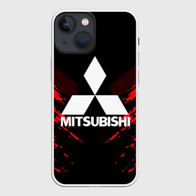Чехол для iPhone 13 mini с принтом MITSUBISHI SPORT COLLECTION в Курске,  |  |  машина | марка | митсубиси