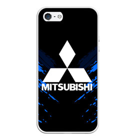 Чехол для iPhone 5/5S матовый с принтом MITSUBISHI SPORT COLLECTION в Курске, Силикон | Область печати: задняя сторона чехла, без боковых панелей |  машина | марка | митсубиси