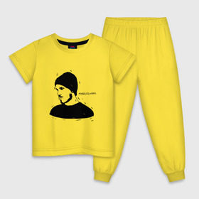 Детская пижама хлопок с принтом Mnogoznaal_9 в Курске, 100% хлопок |  брюки и футболка прямого кроя, без карманов, на брюках мягкая резинка на поясе и по низу штанин
 | mnogoznaal | максим лазин | многознаал
