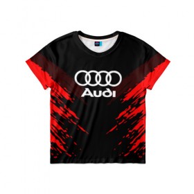 Детская футболка 3D с принтом AUDI SPORT COLLECTION в Курске, 100% гипоаллергенный полиэфир | прямой крой, круглый вырез горловины, длина до линии бедер, чуть спущенное плечо, ткань немного тянется | audi | auto | automobile | car | machine | motor | motor car | sport car | автомашина | ауди | бренд | легковой автомобиль | марка | спортивный автомобиль | тачка