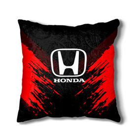 Подушка 3D с принтом HONDA SPORT COLLECTION в Курске, наволочка – 100% полиэстер, наполнитель – холлофайбер (легкий наполнитель, не вызывает аллергию). | состоит из подушки и наволочки. Наволочка на молнии, легко снимается для стирки | auto | automobile | car | honda | machine | motor | motor car | sport car | автомашина | бренд | легковой автомобиль | марка | спортивный автомобиль | тачка | хонда