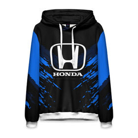 Мужская толстовка 3D с принтом HONDA SPORT COLLECTION в Курске, 100% полиэстер | двухслойный капюшон со шнурком для регулировки, мягкие манжеты на рукавах и по низу толстовки, спереди карман-кенгуру с мягким внутренним слоем. | Тематика изображения на принте: auto | automobile | car | honda | machine | motor | motor car | sport car | автомашина | бренд | легковой автомобиль | марка | спортивный автомобиль | тачка | хонда