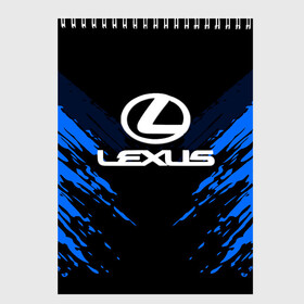 Скетчбук с принтом LEXUS SPORT COLLECTION в Курске, 100% бумага
 | 48 листов, плотность листов — 100 г/м2, плотность картонной обложки — 250 г/м2. Листы скреплены сверху удобной пружинной спиралью | auto | automobile | car | lexus | machine | motor | motor car | sport car | автомашина | бренд | легковой автомобиль | марка | спортивный автомобиль | тачка