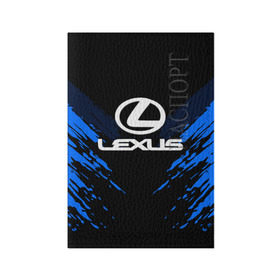 Обложка для паспорта матовая кожа с принтом LEXUS SPORT COLLECTION в Курске, натуральная матовая кожа | размер 19,3 х 13,7 см; прозрачные пластиковые крепления | auto | automobile | car | lexus | machine | motor | motor car | sport car | автомашина | бренд | легковой автомобиль | марка | спортивный автомобиль | тачка