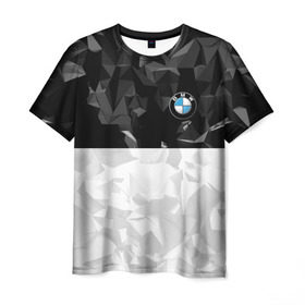 Мужская футболка 3D с принтом BMW BLACK COLLECTION в Курске, 100% полиэфир | прямой крой, круглый вырез горловины, длина до линии бедер | Тематика изображения на принте: auto | bmw | motorsport | авто | автомобиль | автомобильные | бмв | бренд | марка | машины | моторспорт | спорт