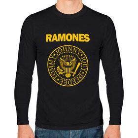 Мужской лонгслив хлопок с принтом Ramones в Курске, 100% хлопок |  | Тематика изображения на принте: punk | punkrock | панк