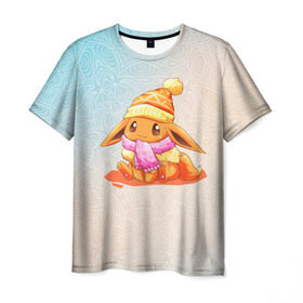 Мужская футболка 3D с принтом Покемон Иви в Курске, 100% полиэфир | прямой крой, круглый вырез горловины, длина до линии бедер | pokemon | комедия | музыка | мультфильм | мюзикл | покемон | приключения | сказка | фэнтези