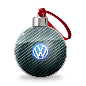 Ёлочный шар с принтом Volkswagen SPORT в Курске, Пластик | Диаметр: 77 мм | Тематика изображения на принте: 