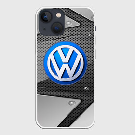 Чехол для iPhone 13 mini с принтом Volkswagen metalic 2018 в Курске,  |  | auto | automobile | car | carbon | machine | motor | motor car | sport car | volkswagen | автомашина | бренд | легковой автомобиль | марка | спортивный автомобиль | тачка