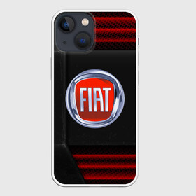 Чехол для iPhone 13 mini с принтом FIAT auto sport в Курске,  |  | auto | automobile | car | carbon | fiat | machine | motor | motor car | sport car | автомашина | бренд | легковой автомобиль | марка | спортивный автомобиль | тачка | фиат