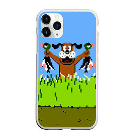 Чехол для iPhone 11 Pro матовый с принтом Duck Hunt в Курске, Силикон |  | 8 bit | 8 бит | dendy | dog | duck | hunt | nes | nintendo | oldschool | pixel art | денди | игра | нинтендо | охота | собака