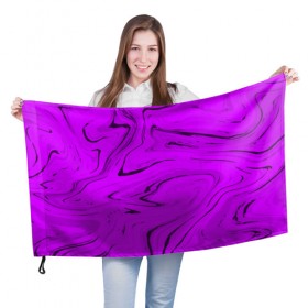 Флаг 3D с принтом Абстрактные разводы в Курске, 100% полиэстер | плотность ткани — 95 г/м2, размер — 67 х 109 см. Принт наносится с одной стороны | 