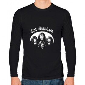 Мужской лонгслив хлопок с принтом Black Sabbath в Курске, 100% хлопок |  | 